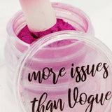 More Issues than Vogue, Pigment by thePINKchair - thePINKchair.ca - Nail Art - thePINKchair nail studio