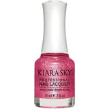 N422, Pink Lipstick Nail Polish by Kiara Sky