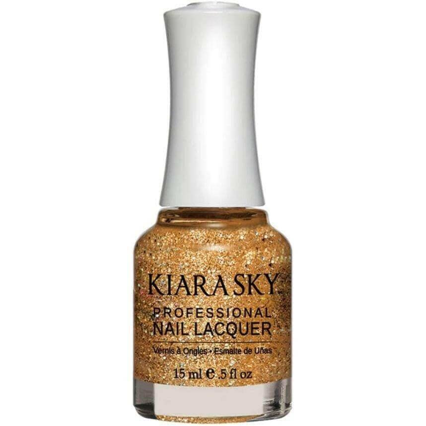 N433, Strike Gold Nail Polish by Kiara Sky - thePINKchair.ca - Polish - Kiara Sky