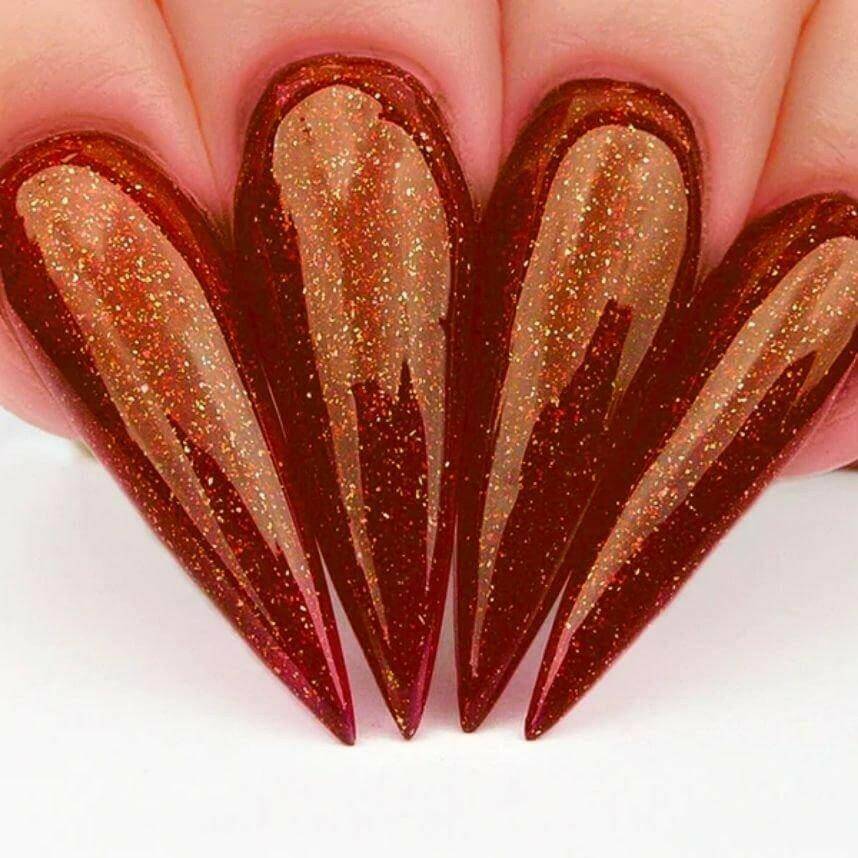 N457, Frosted Pomegranate Nail Polish by Kiara Sky - thePINKchair.ca - NAIL POLISH - Kiara Sky