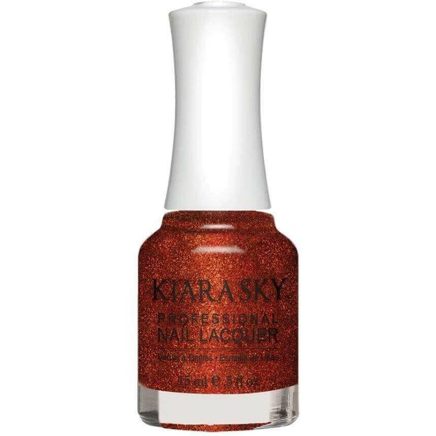 N457, Frosted Pomegranate Nail Polish by Kiara Sky - thePINKchair.ca - NAIL POLISH - Kiara Sky