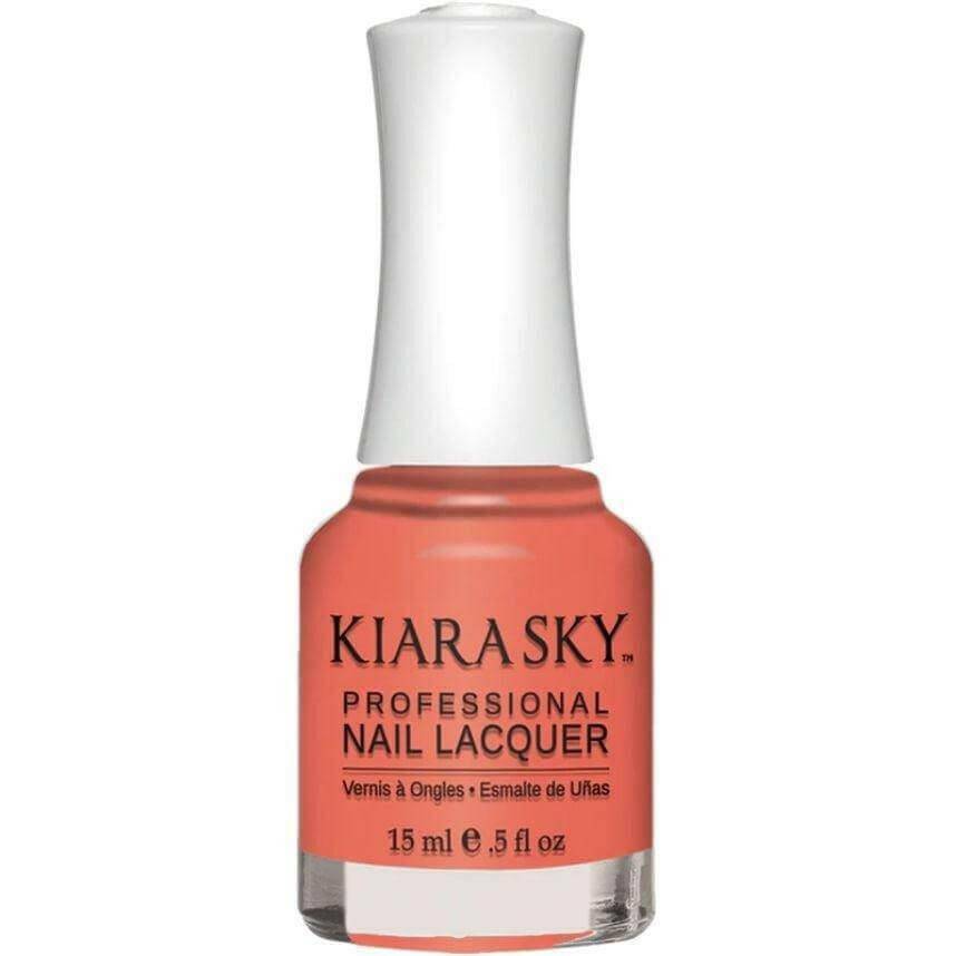 N490, Romantic Coral Nail Polish by Kiara Sky - thePINKchair.ca - NAIL POLISH - Kiara Sky