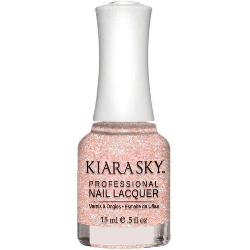 N496, Pinking of Sparkle Nail Polish by Kiara Sky - thePINKchair.ca - NAIL POLISH - Kiara Sky