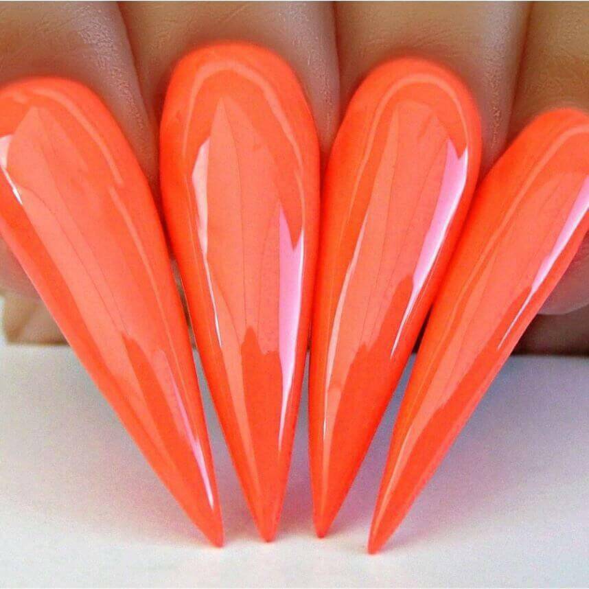 N542, Twizzly Tangerine Nail Polish by Kiara Sky - thePINKchair.ca - NAIL POLISH - Kiara Sky