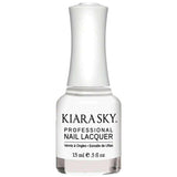 N623, Milky White Nail Polish by Kiara Sky - thePINKchair.ca - NAIL POLISH - Kiara Sky