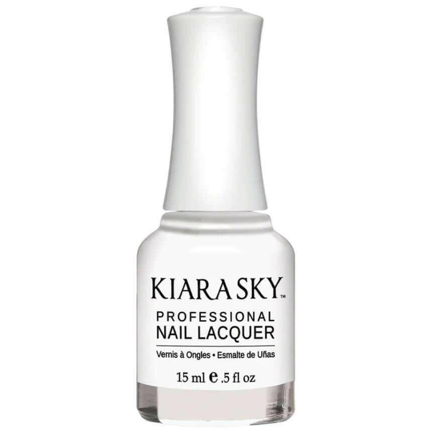 N623, Milky White Nail Polish by Kiara Sky - thePINKchair.ca - NAIL POLISH - Kiara Sky