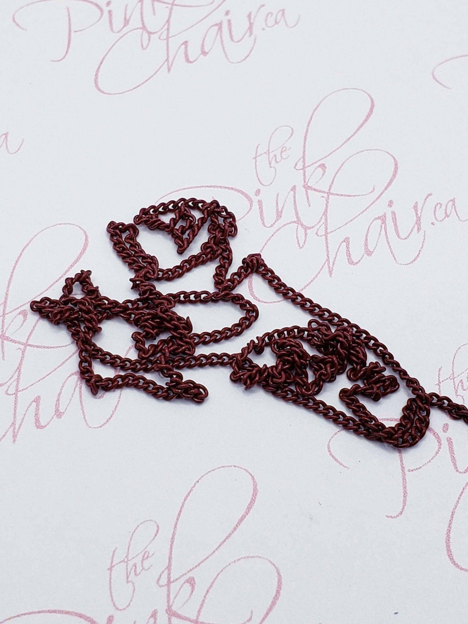 Nail Art Chains - RED - thePINKchair.ca - Nail Art - thePINKchair nail studio