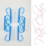 Nail Dust Brush (6pcs/BLUE) by thePINKchair - thePINKchair.ca - Brushes - thePINKchair nail studio