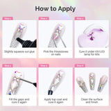 Nail Rhinestone Glue 2Pcs 12ml - thePINKchair.ca - nail art - Melody Susie