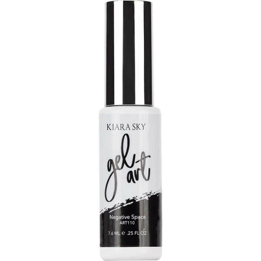Negative Space Gel Art Paint by Kiara Sky - thePINKchair.ca - Nail Art - Kiara Sky