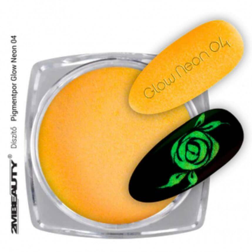 Neon Glow Pigment 04 by 2MBEAUTY - thePINKchair.ca - Nail Art - 2Mbeauty