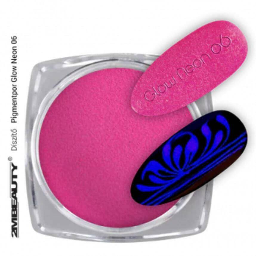 Neon Glow Pigment 06 by 2MBEAUTY - thePINKchair.ca - Nail Art - 2Mbeauty
