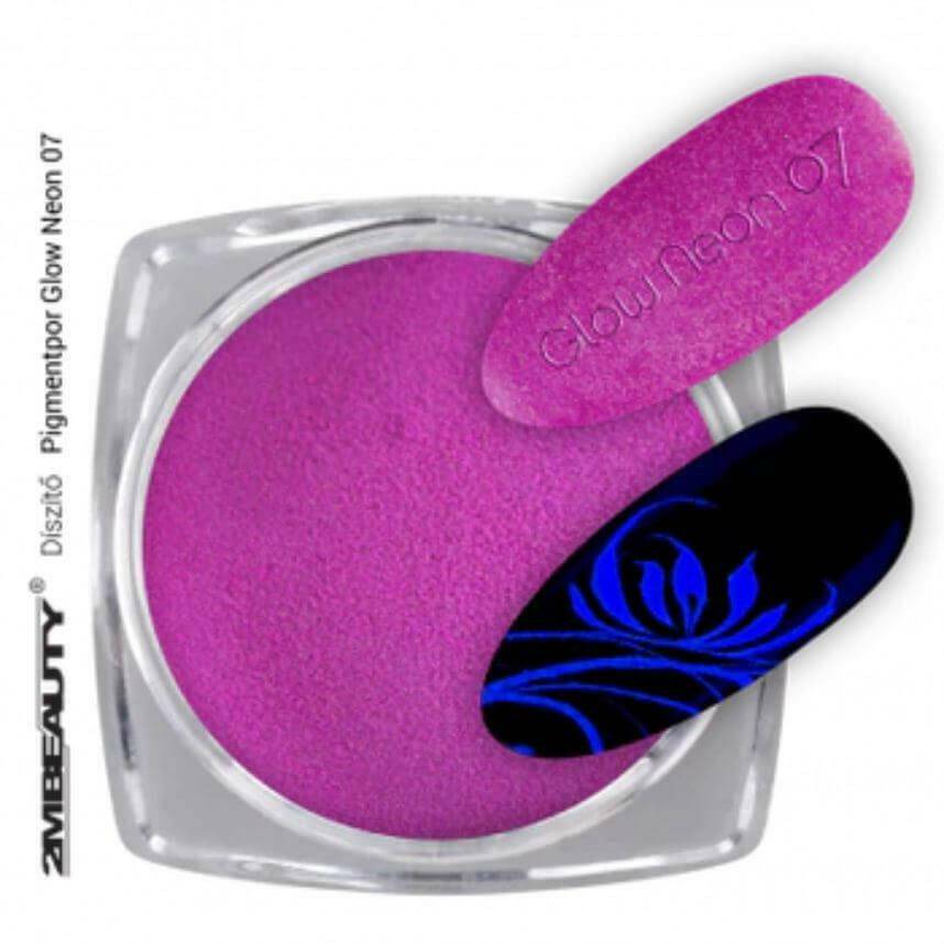 Neon Glow Pigment 07 by 2MBEAUTY - thePINKchair.ca - Nail Art - 2Mbeauty
