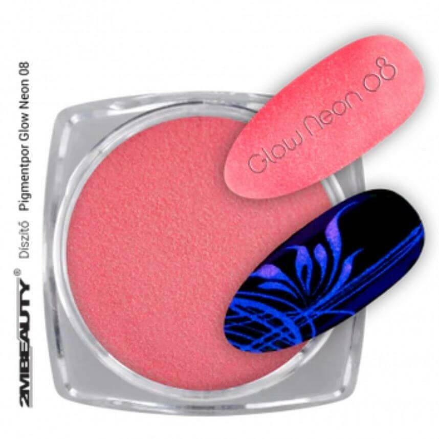 Neon Glow Pigment 08 by 2MBEAUTY - thePINKchair.ca - Nail Art - 2Mbeauty