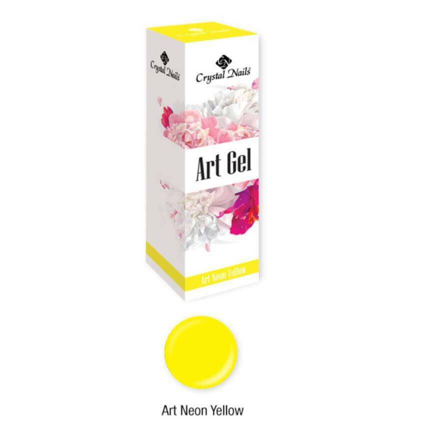 Neon Yellow Art Gel Paint by Crystal Nails - thePINKchair.ca - Nail Art - Crystal Nails/Elite Cosmetix USA