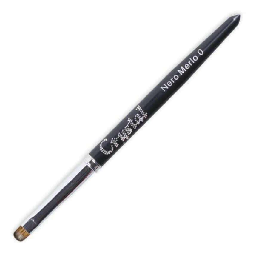 Nero Merlo 0 Brush by Crystal Nails - thePINKchair.ca - Brushes - Crystal Nails/Elite Cosmetix USA