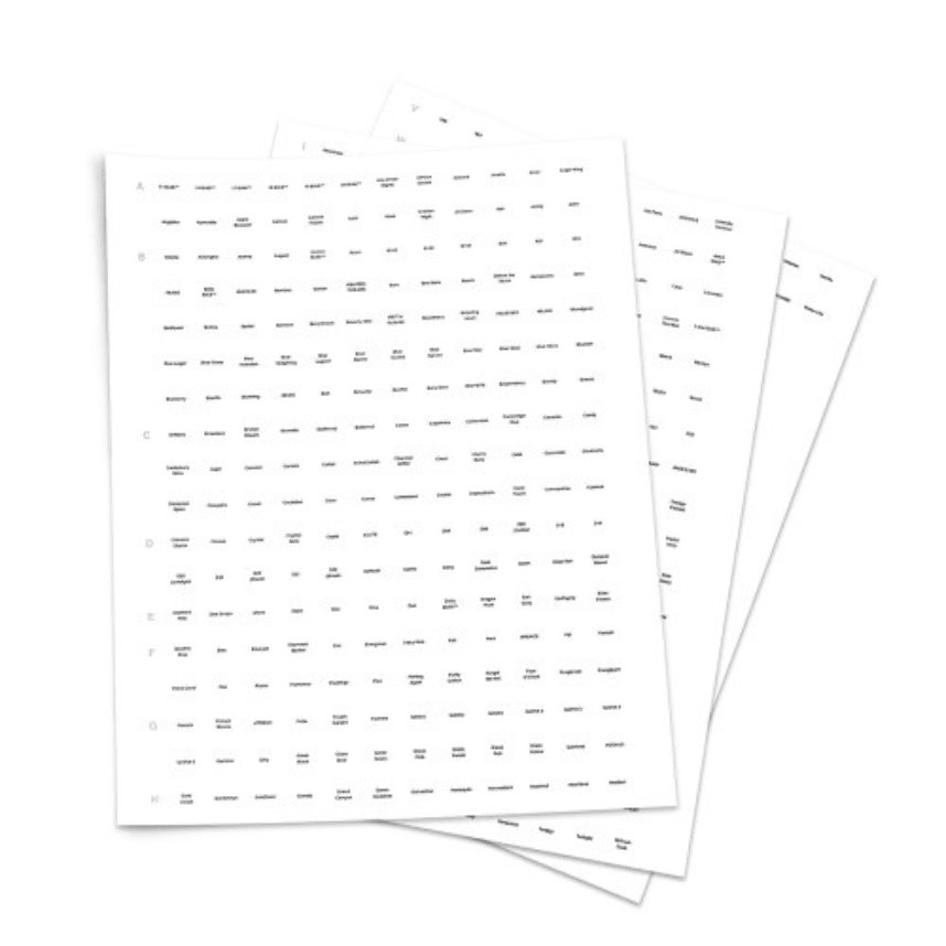 New Sticker Sheet - thePINKchair.ca - Odds & Ends - the GEL bottle