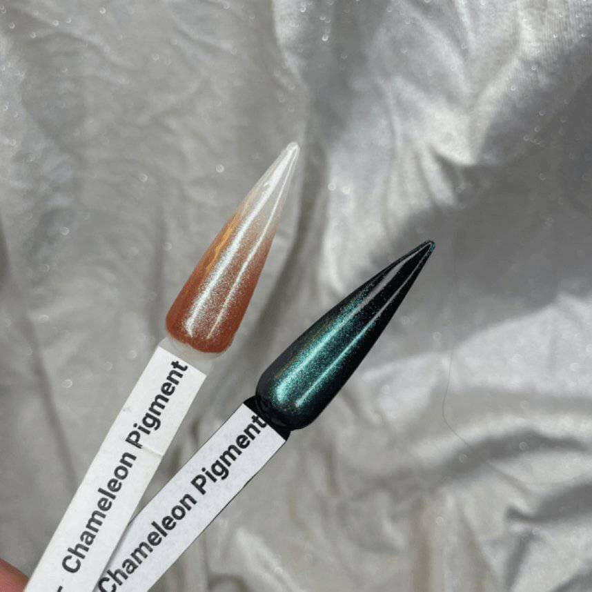 No How 'bout, Chameleon Pigment by thePINKchair - thePINKchair.ca - Nail Art - thePINKchair nail studio