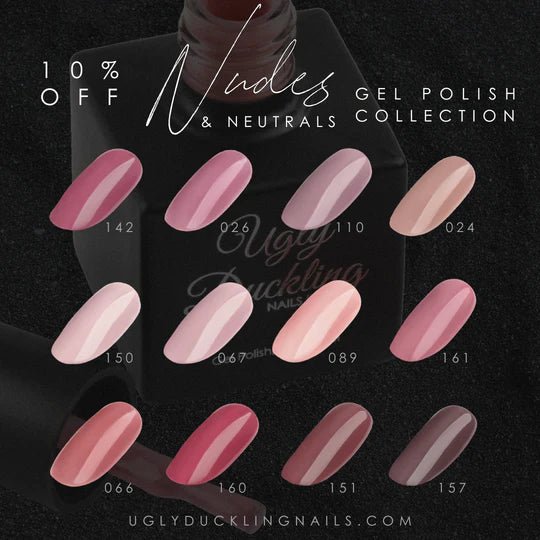 NUDES & NEUTRALS - 12pk COLLECTION - thePINKchair.ca - Gel Polish - Ugly Duckling