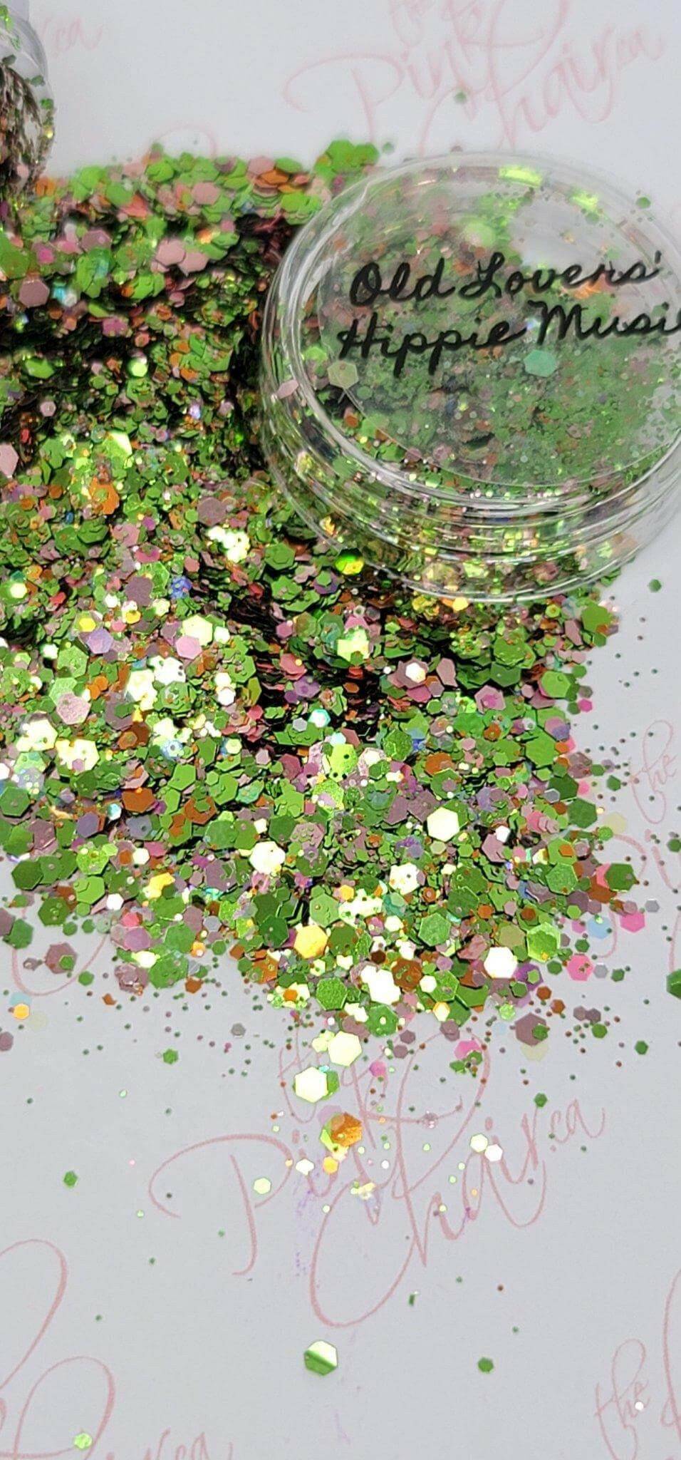 Old Lover's Hippie Music, Glitter (87) - thePINKchair.ca - Glitter - thePINKchair nail studio