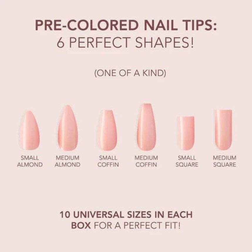 One of a Kind Cover Gelly Tips by Kiara Sky - thePINKchair.ca - Tips - Kiara Sky