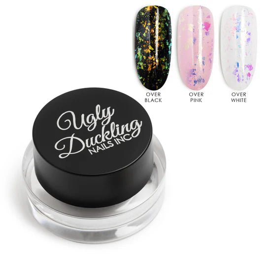 OPAL FLAKE - CHROMEEZ - thePINKchair.ca - Nail Art - Ugly Duckling