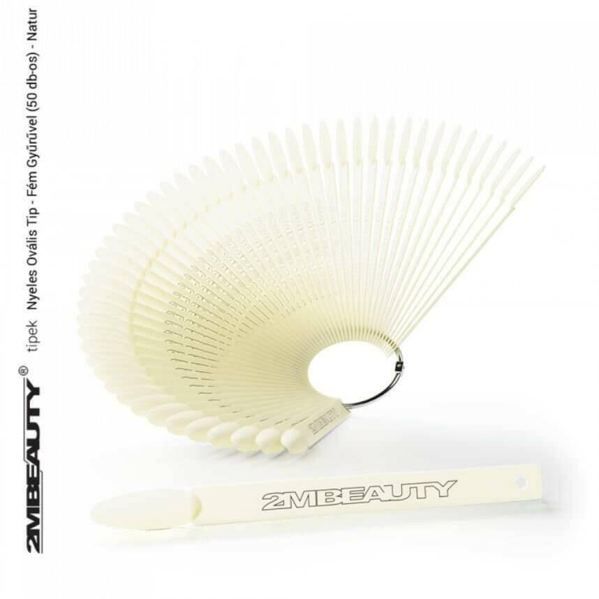 Oval Swatch Sticks (50PCS/NATURAL) by 2MBEAUTY - thePINKchair.ca - Nail Care - 2Mbeauty