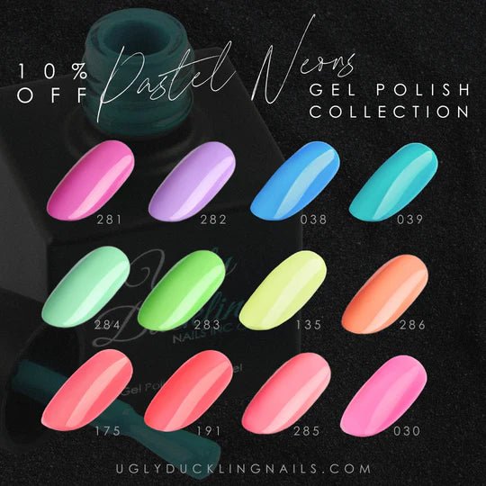 PASTEL NEONS - 12pk COLLECTION - thePINKchair.ca - Gel Polish - Ugly Duckling