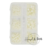 Pearly Whites by Hazel & Dot - thePINKchair.ca - Nail Art - thePINKchair nail studio