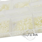 Pearly Whites by Hazel & Dot - thePINKchair.ca - Nail Art - thePINKchair nail studio