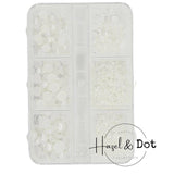 Pearly Whites by Hazel & Dot - thePINKchair.ca - Nail Art - thePINKchair nail studio