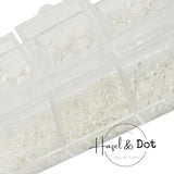 Pearly Whites by Hazel & Dot - thePINKchair.ca - Nail Art - thePINKchair nail studio