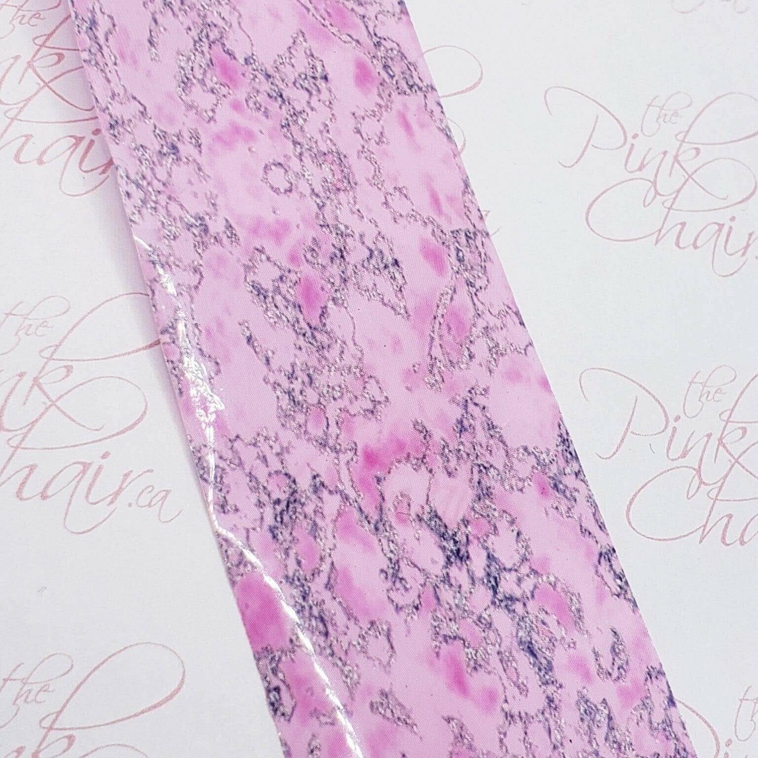 Pebbles - Transfer foil - thePINKchair.ca - Nail Art - thePINKchair nail studio
