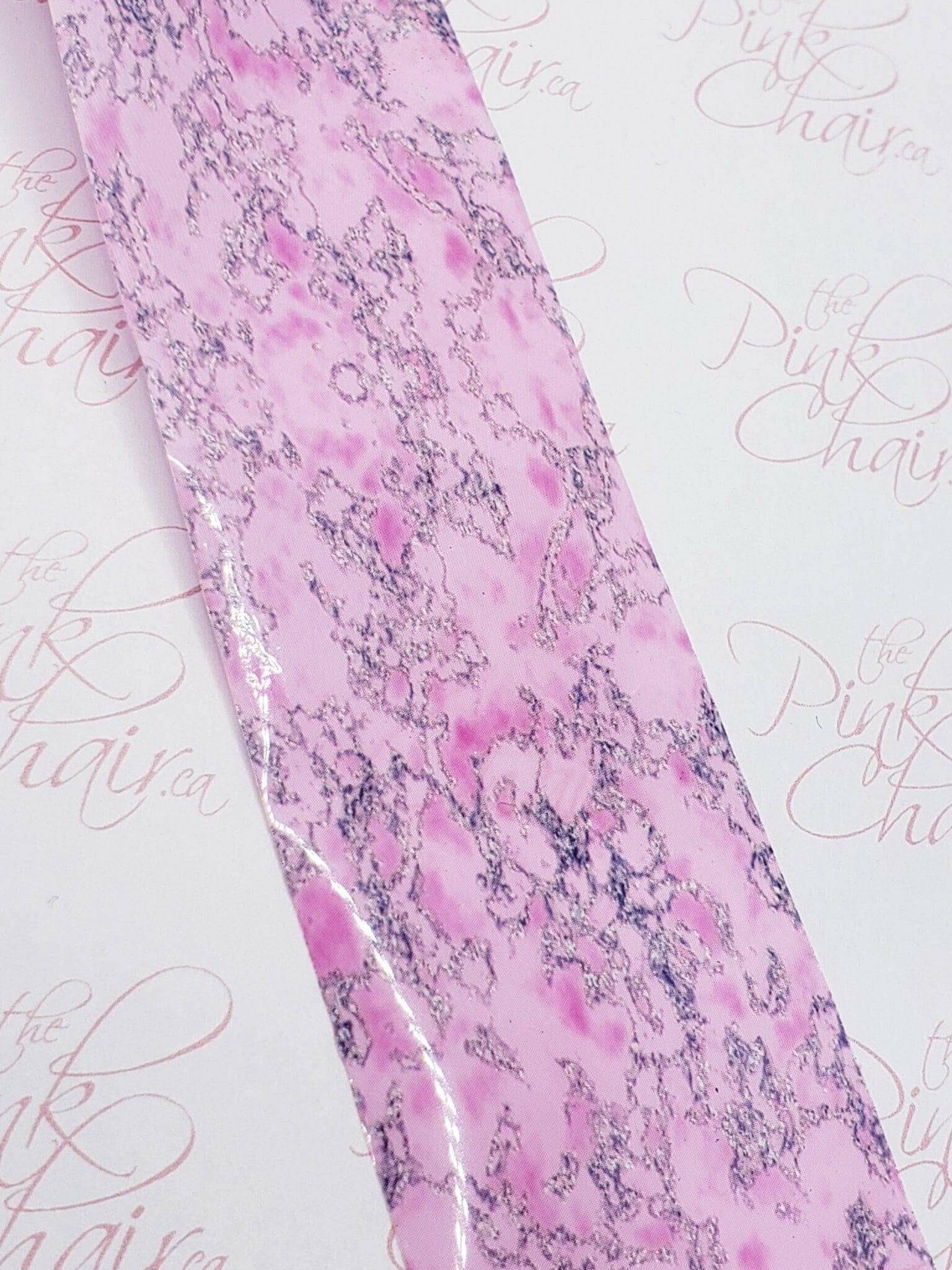 Pebbles - Transfer foil - thePINKchair.ca - Nail Art - thePINKchair nail studio