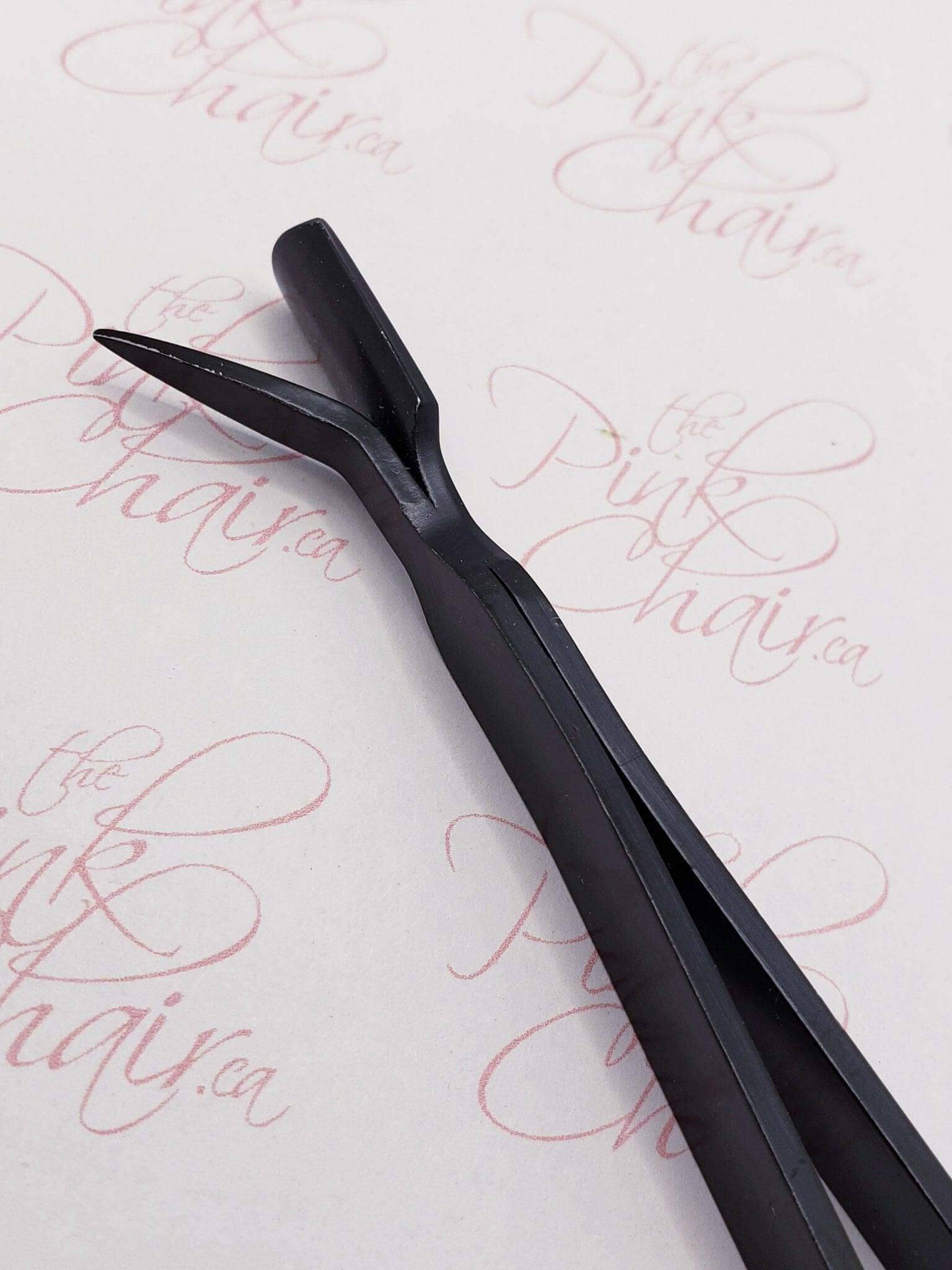 Pinch Tweezer - Black - thePINKchair.ca - Tools - thePINKchair nail studio