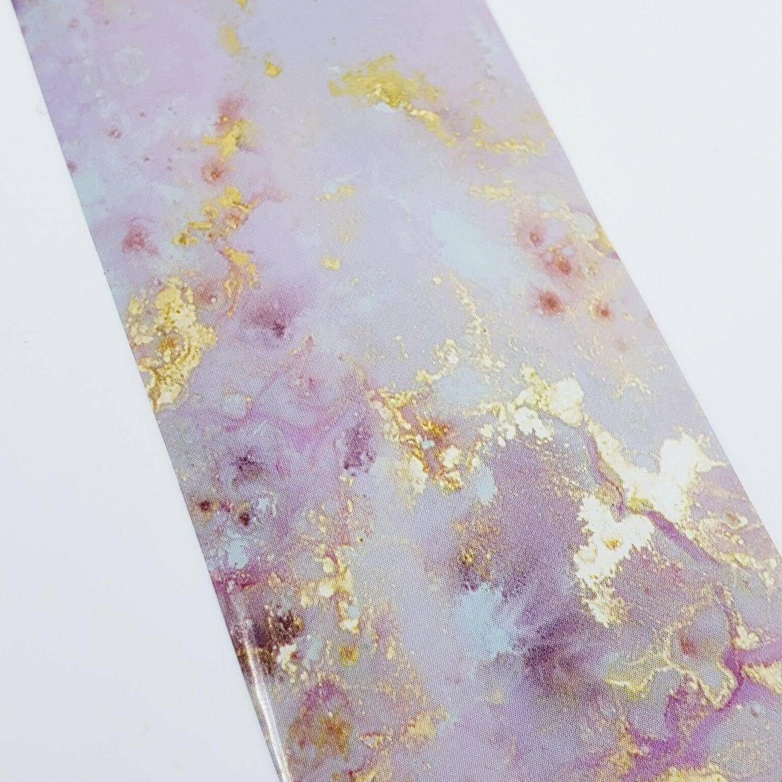 Pink/Mauve Marble Transfer Foil - thePINKchair.ca - Nail Art - thePINKchair nail studio
