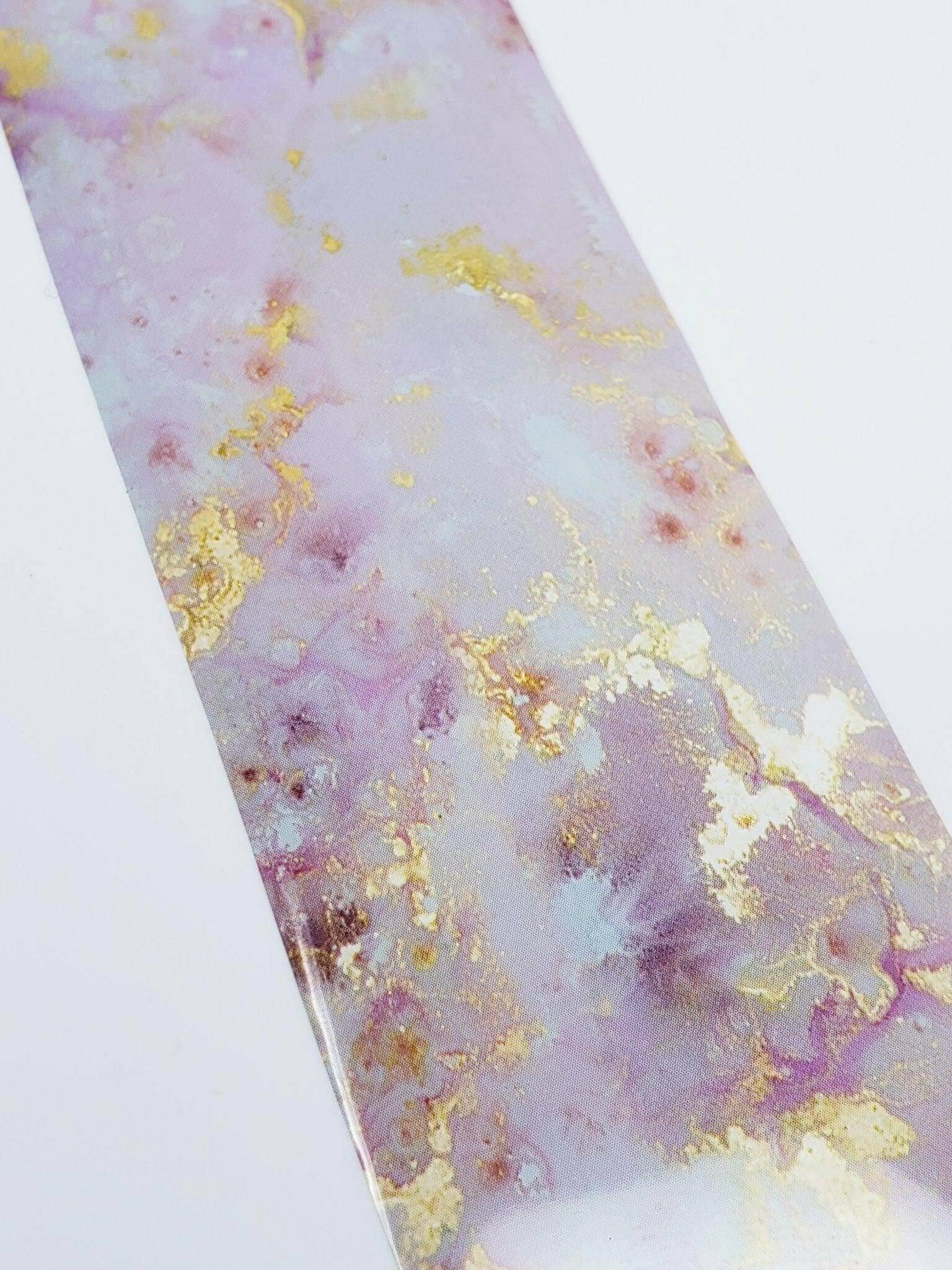 Pink/Mauve Marble Transfer Foil - thePINKchair.ca - Nail Art - thePINKchair nail studio