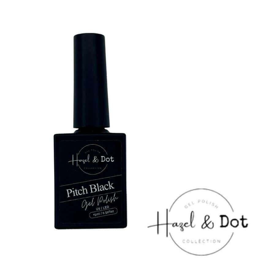 Pitch Black Gel Polish by Hazel & Dot - thePINKchair.ca - Gel Polish - thePINKchair nail studio