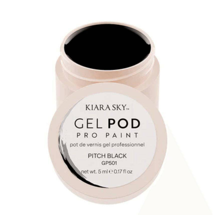 Pitch Black Pro Paint by Kiara Sky - thePINKchair.ca - Gel Paint - Kiara Sky