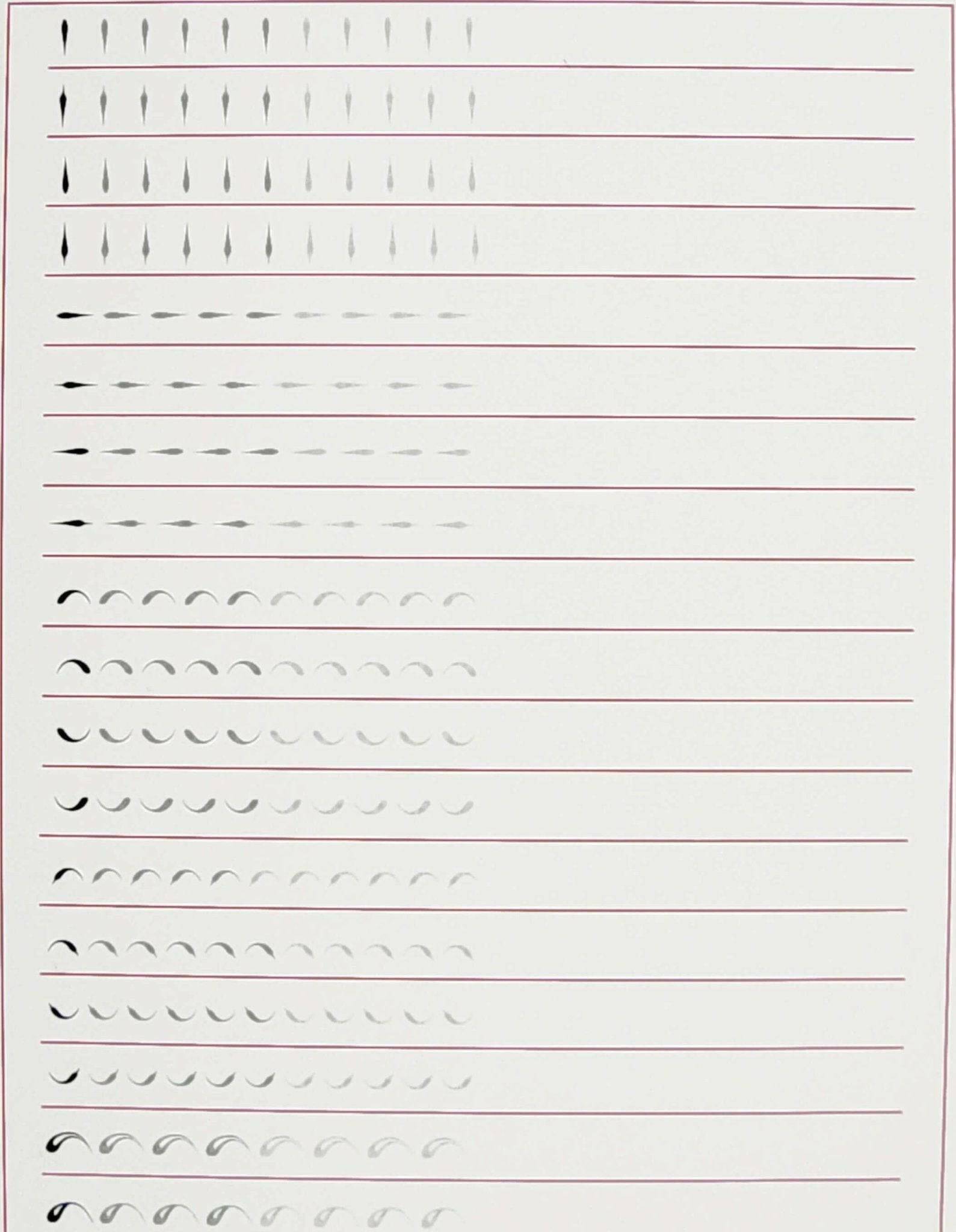 Practice Sheets for Nail Art by Crystal Nails - thePINKchair.ca - Nail Art - Crystal Nails/Elite Cosmetix USA