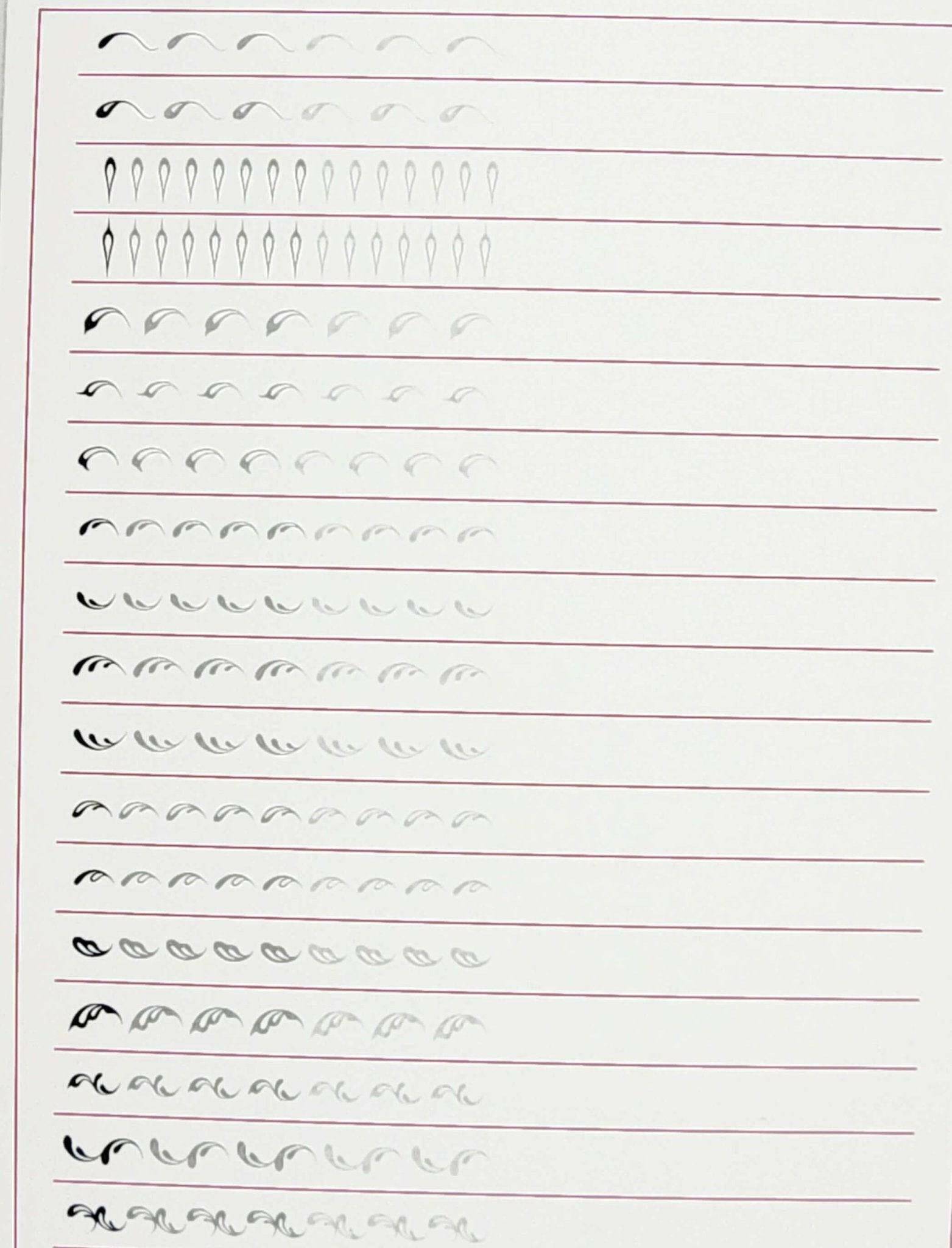 Practice Sheets for Nail Art by Crystal Nails - thePINKchair.ca - Nail Art - Crystal Nails/Elite Cosmetix USA