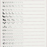 Practice Sheets for Nail Art by Crystal Nails - thePINKchair.ca - Nail Art - Crystal Nails/Elite Cosmetix USA