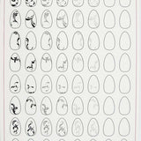 Practice Sheets for Nail Art by Crystal Nails - thePINKchair.ca - Nail Art - Crystal Nails/Elite Cosmetix USA