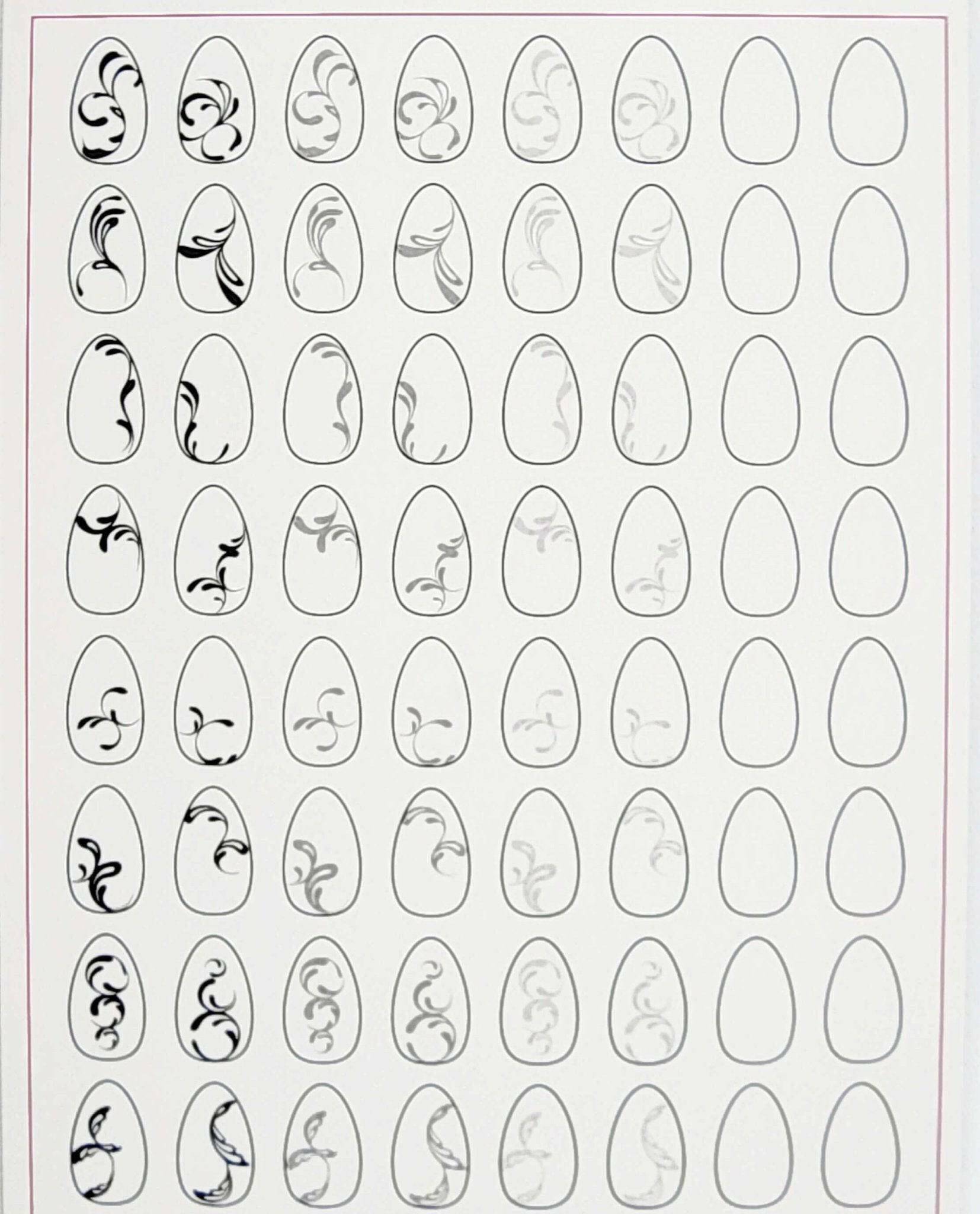 Practice Sheets for Nail Art by Crystal Nails - thePINKchair.ca - Nail Art - Crystal Nails/Elite Cosmetix USA