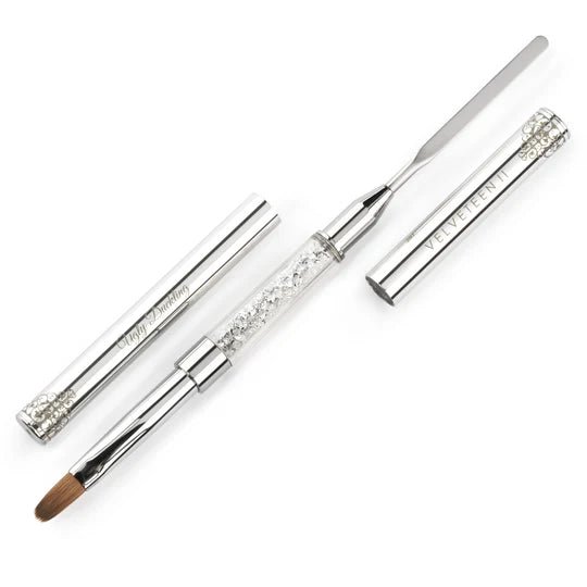 PREMIUM CRYSTAL VELVETEEN II BRUSH - thePINKchair.ca - Brushes - Ugly Duckling