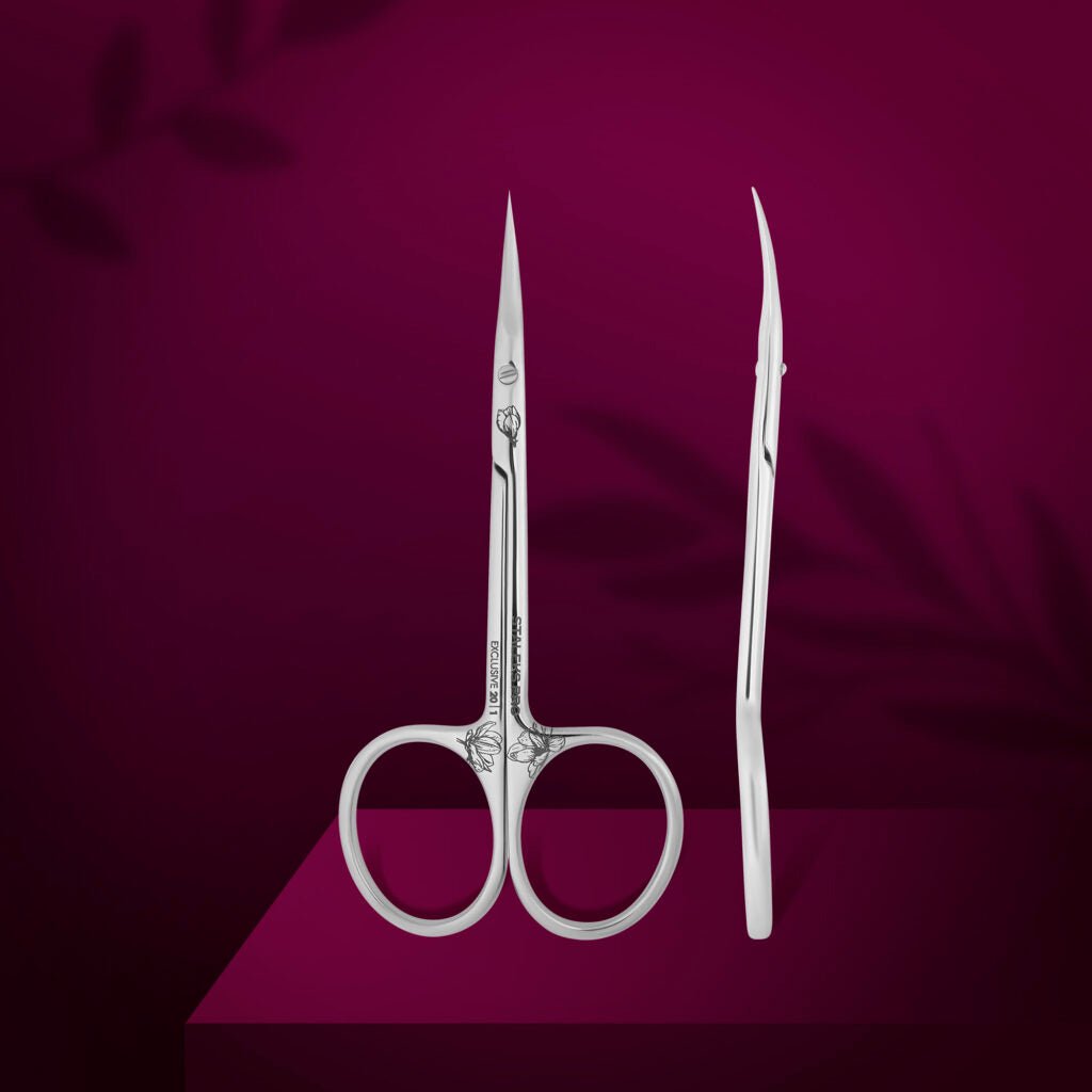 Professional cuticle scissors EXCLUSIVE 20 TYPE 1 (magnolia) - thePINKchair.ca - Tools - Staleks