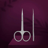 Professional Cuticle Scissors with Hook Staleks Pro Exclusive 23 Type 2 (Magnolia) - thePINKchair.ca - Tools - Staleks