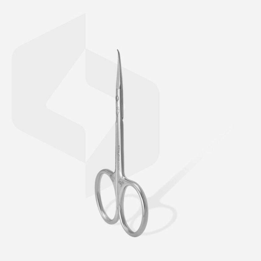 Professional Cuticle Scissors with Hook Staleks Pro Exclusive 23 Type 2 (Magnolia) - thePINKchair.ca