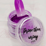 Prove them Wrong, Pigment by thePINKchair - thePINKchair.ca - Nail Art - thePINKchair nail studio