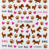 Puppy Love – Dog Nail Art Stickers - thePINKchair.ca - nail art - thePINKchair.ca
